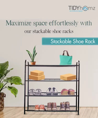 Montone Shoe Rack Black