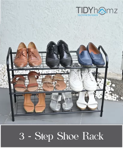 Purus Shoe Rack - Black