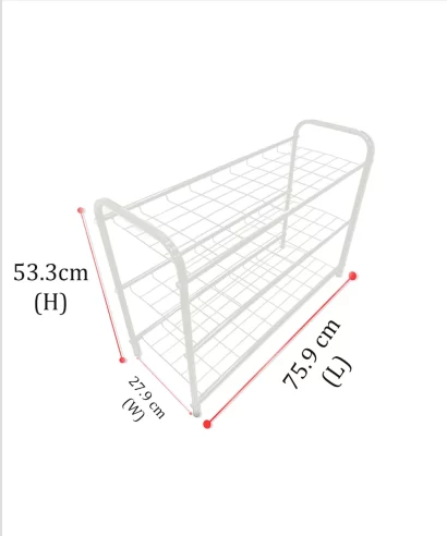 Purus Shoe Rack - White