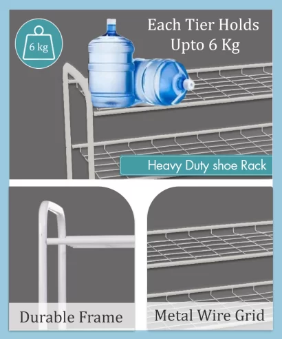 Savio Shoe Rack White