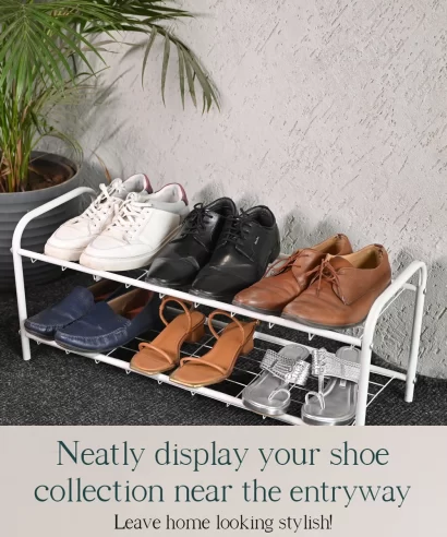 Savio Shoe Rack White