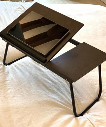 Brisbane Laptop Table- Dark Brown