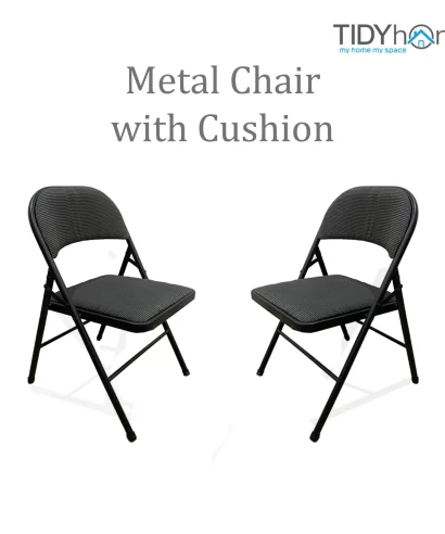 Linth Metal Chair with Cushion (Set of 2)