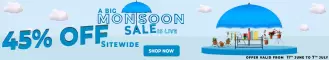 Big Monsoon Sale 45 % off